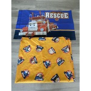 Thomas Train Friends Road + Rail Search Rescue Twin Flat Sheet & Pillowcase Set